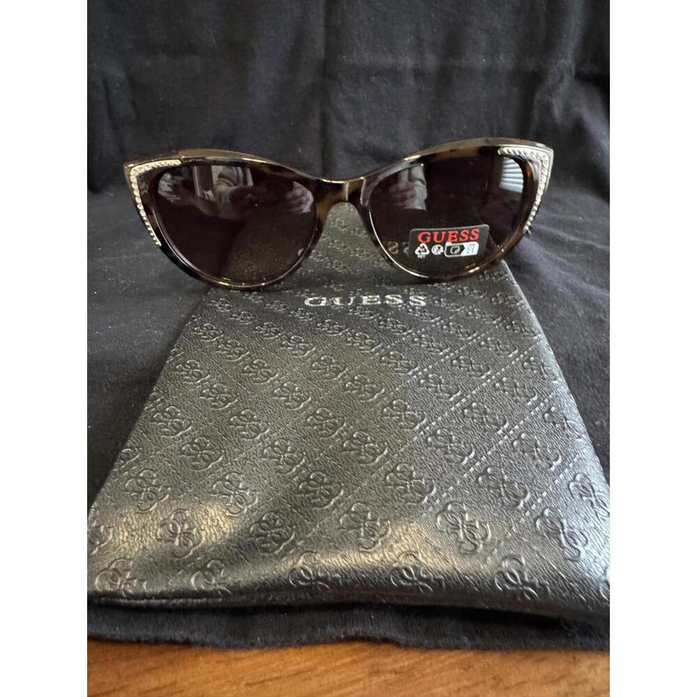 Guess Women's Cat Eye Sunglasses with Rhinestone Accents